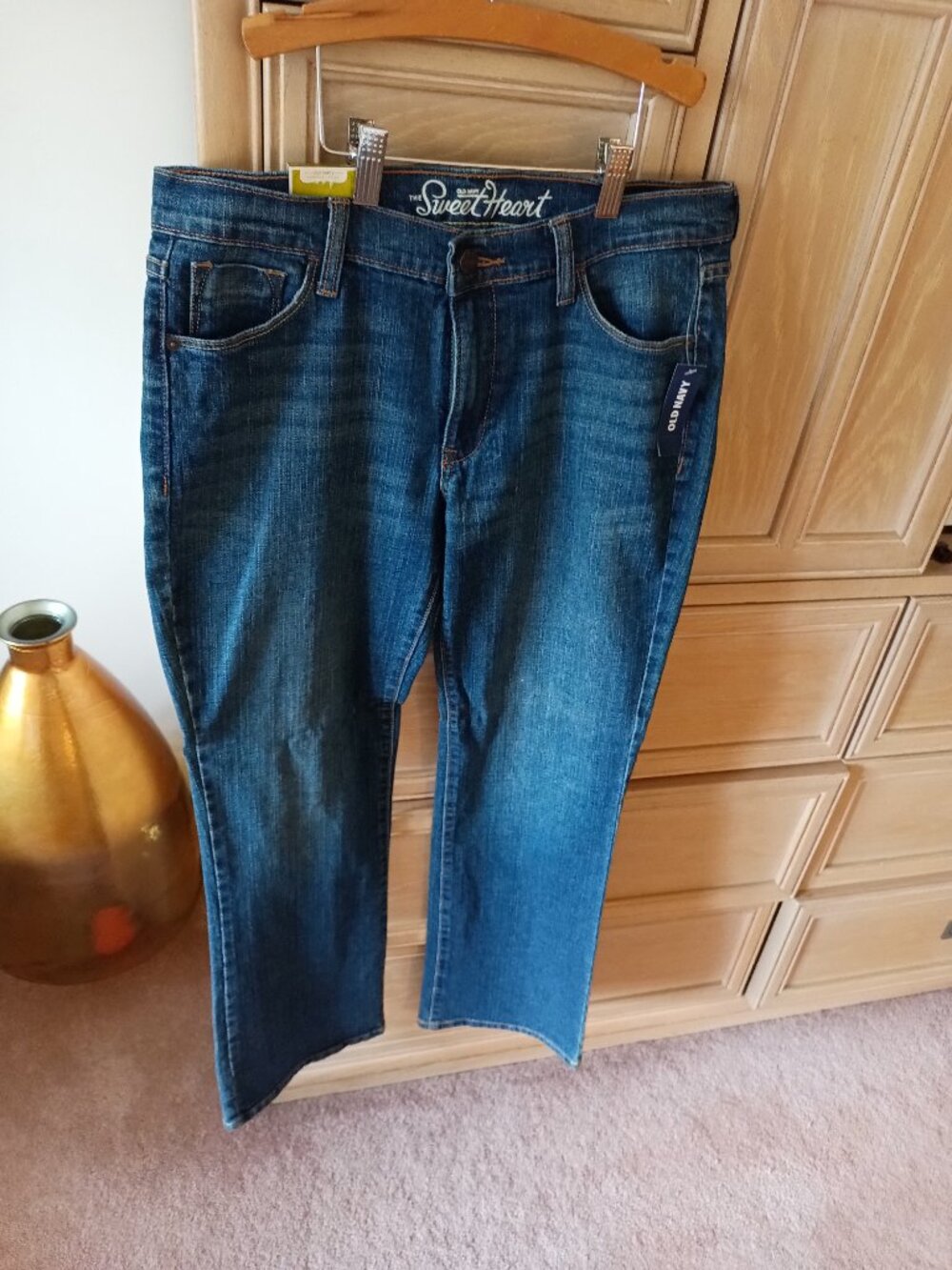 New Old Navy Sweetheart Jeans Size 8 SHORT 👖NWT 2012 Boot Cut